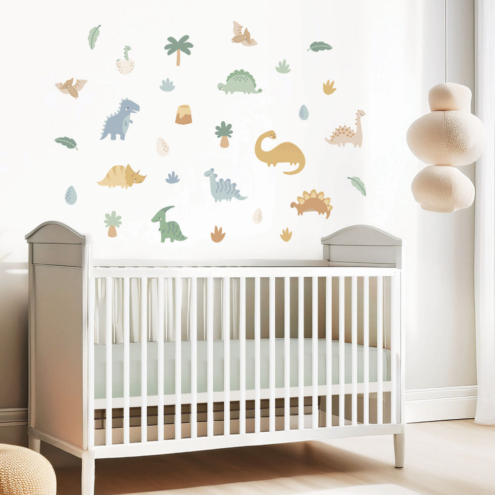 Wonderland Baby Collection Peel and Stick Wall Decals - DINOSAUR